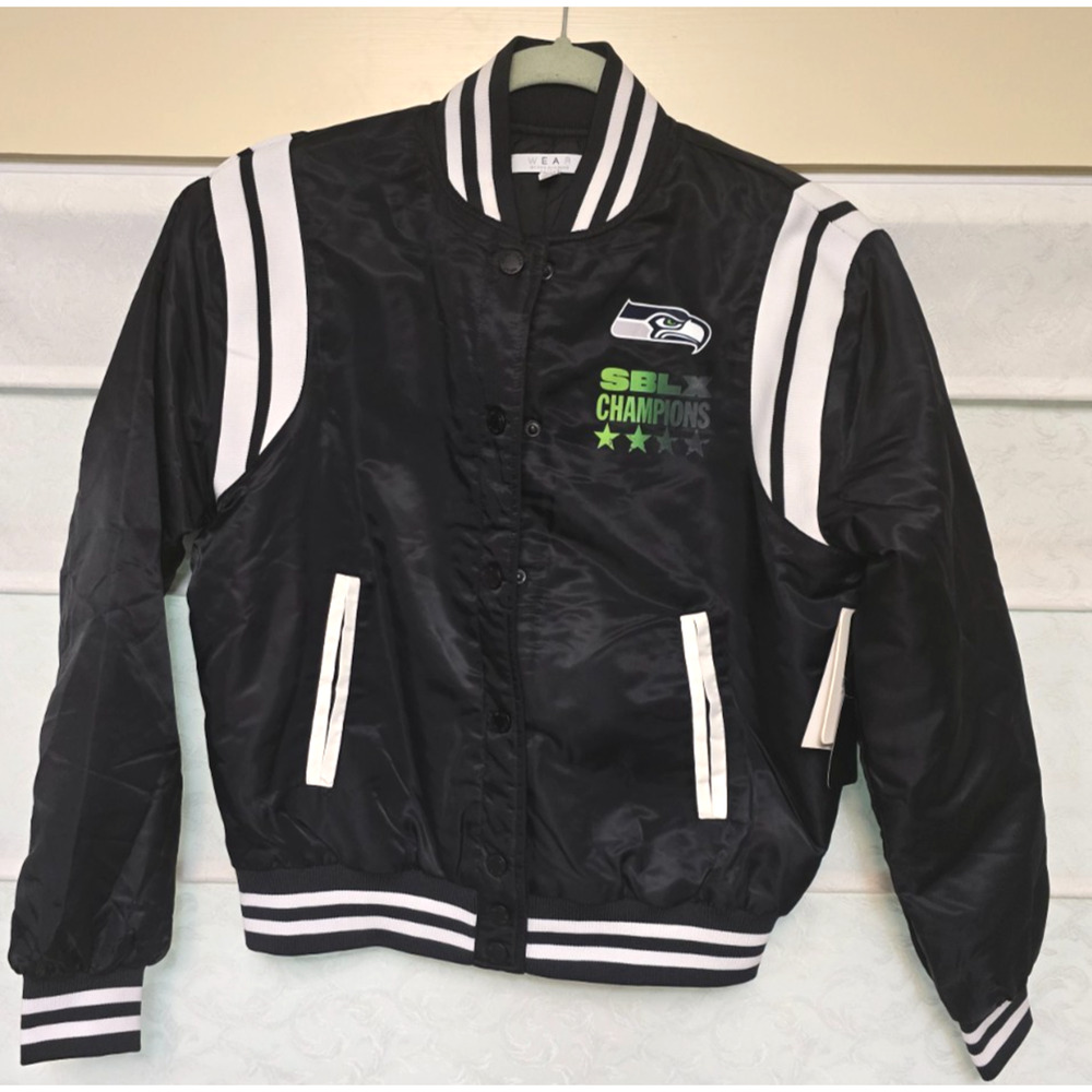 Seattle Seahawks Super Bowl XL Champions Jacket Womens XS Erin Andrews NWT NEW - Picture 2 of 7